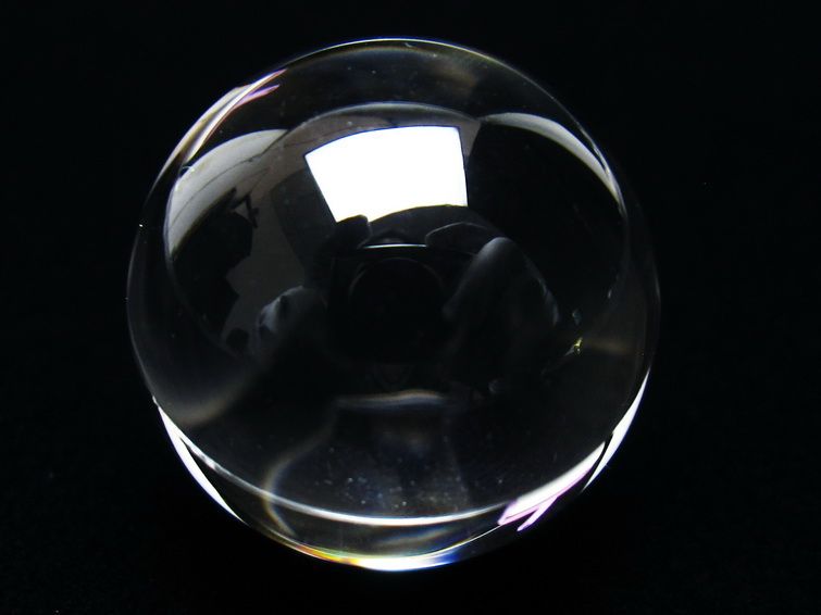 水晶 丸玉 ブラジル産 24mm 一点物 141-6412