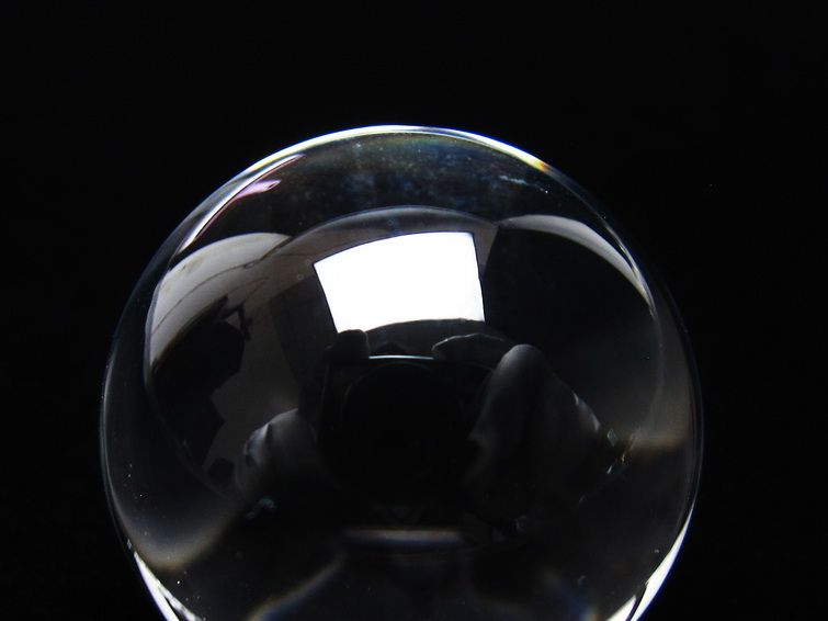 水晶 丸玉 ブラジル産 24mm 一点物 141-6415