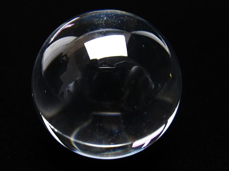 水晶 丸玉 ブラジル産 24mm 一点物 141-6417