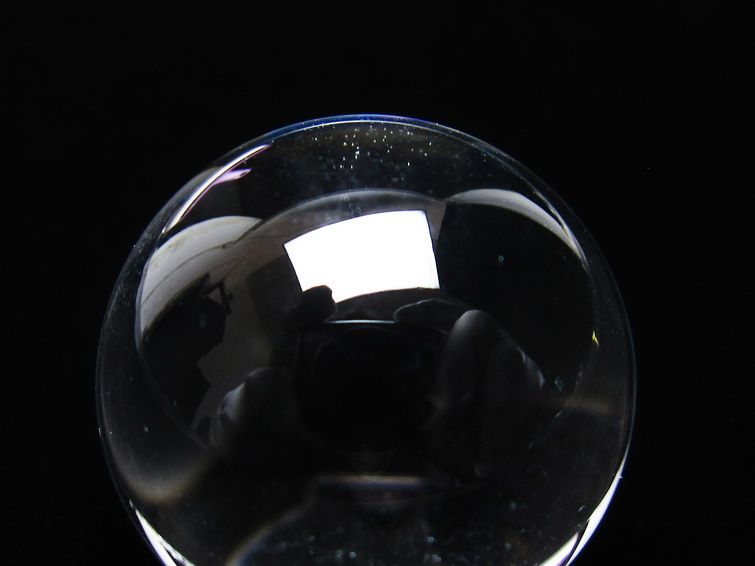 水晶 丸玉 ブラジル産 24mm 一点物 141-6417