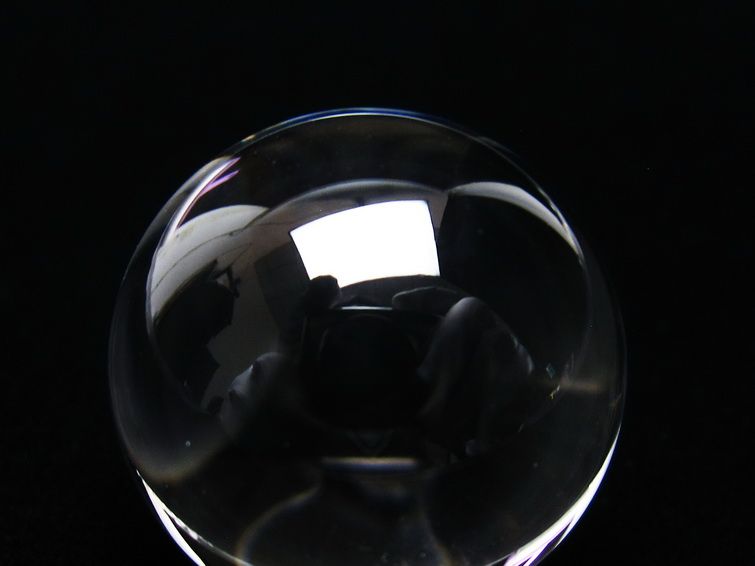 水晶 丸玉 ブラジル産 24mm 一点物 141-6418