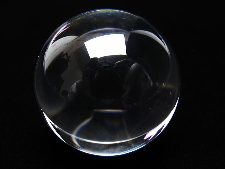 水晶 丸玉 ブラジル産 24mm 一点物 141-6419