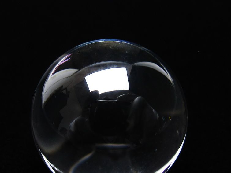 水晶 丸玉 ブラジル産 24mm 一点物 141-6419