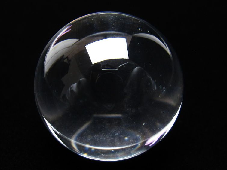 水晶 丸玉 ブラジル産 24mm 一点物 141-6420