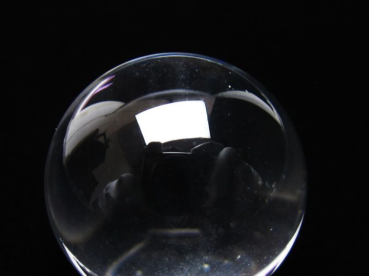 水晶 丸玉 ブラジル産 24mm 一点物 141-6420