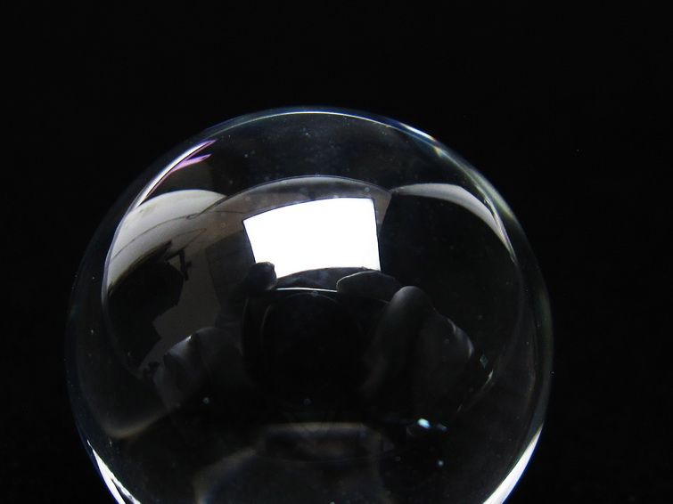 水晶 丸玉 ブラジル産 24mm 一点物 141-6422