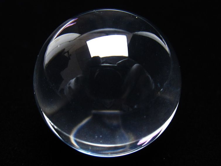 水晶 丸玉 ブラジル産 24mm 一点物 141-6423
