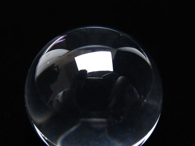 水晶 丸玉 ブラジル産 24mm 一点物 141-6423