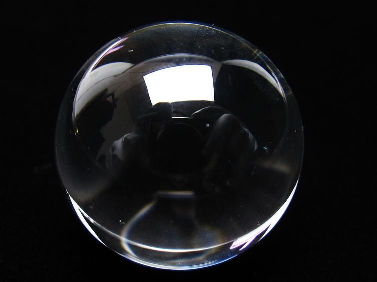 水晶 丸玉 ブラジル産 24mm 一点物 141-6424