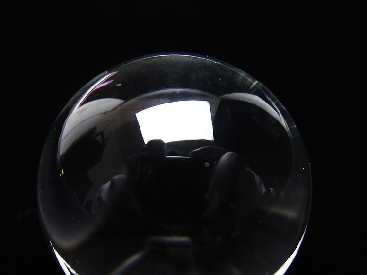 水晶 丸玉 ブラジル産 24mm 一点物 141-6424