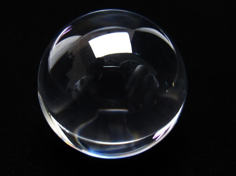 水晶 丸玉 ブラジル産 24mm 一点物 141-6425