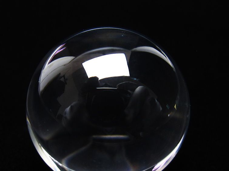 水晶 丸玉 ブラジル産 24mm 一点物 141-6425
