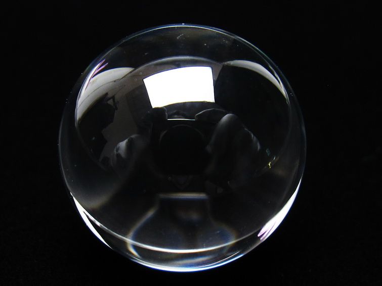 水晶 丸玉 ブラジル産 24mm 一点物 141-6429