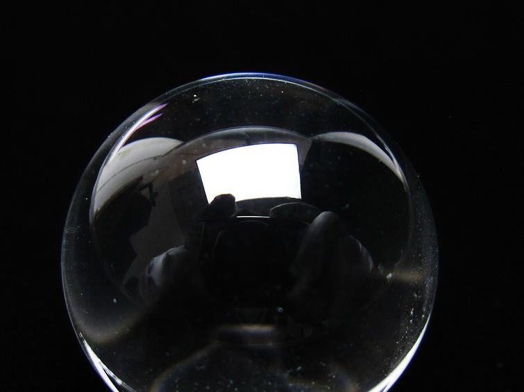 水晶 丸玉 ブラジル産 24mm 一点物 141-6430