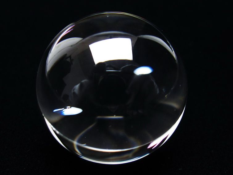 水晶 丸玉 ブラジル産 24mm 一点物 141-6432