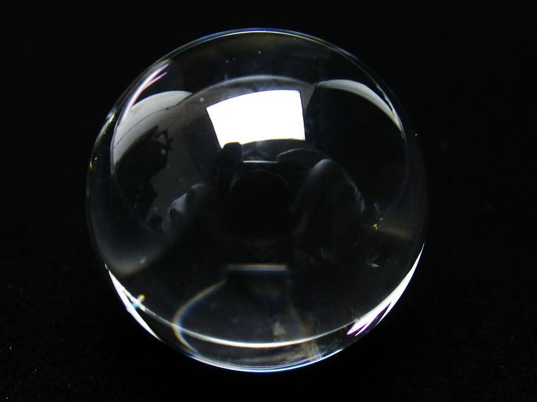水晶 丸玉 ブラジル産 24mm 一点物 141-6434