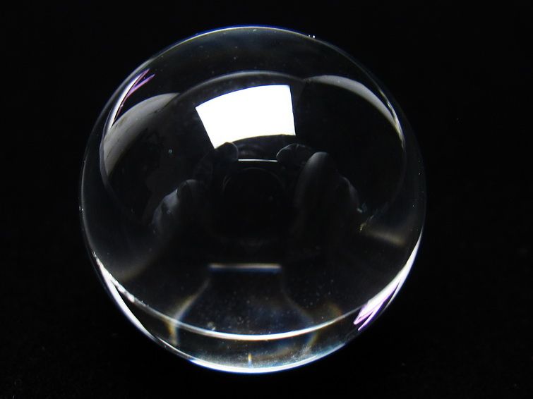 水晶 丸玉 ブラジル産 24mm 一点物 141-6438