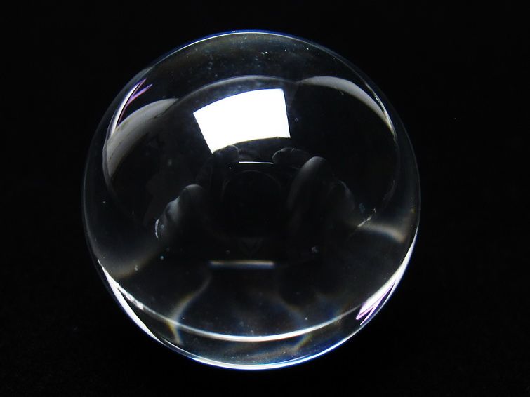 水晶 丸玉 ブラジル産 24mm 一点物 141-6440