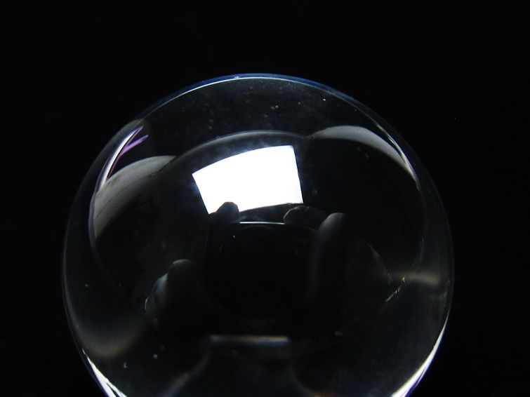 水晶 丸玉 ブラジル産 24mm 一点物 141-6440