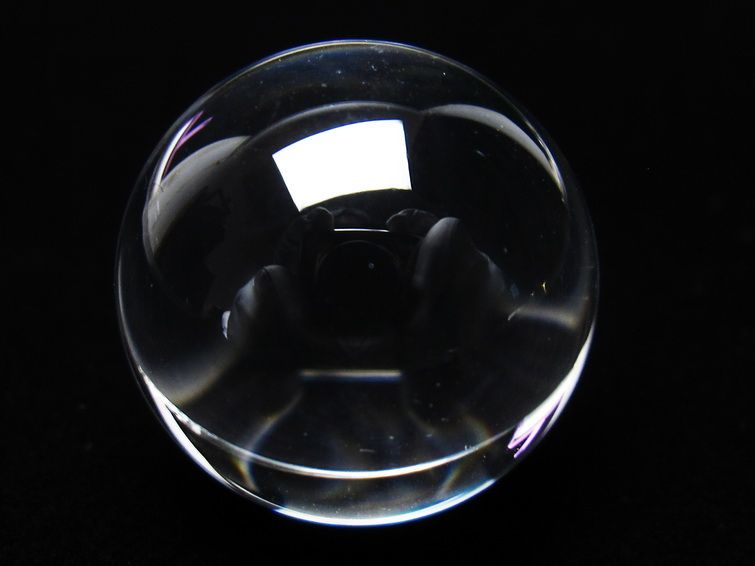 水晶 丸玉 ブラジル産 24mm 一点物 141-6441