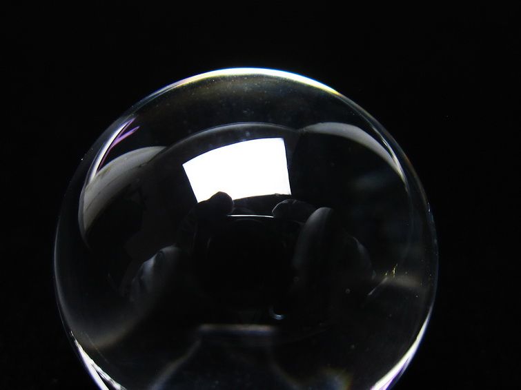 水晶 丸玉 ブラジル産 24mm 一点物 141-6442