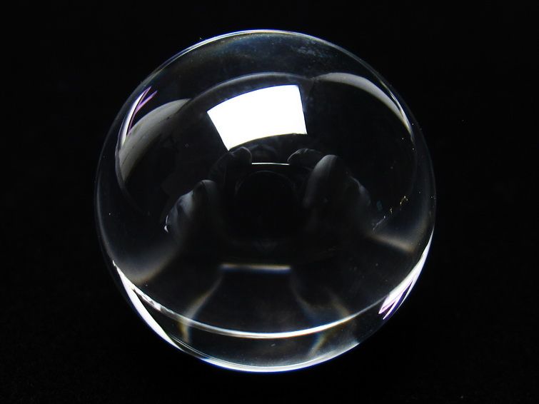 水晶 丸玉 ブラジル産 24mm 一点物 141-6443