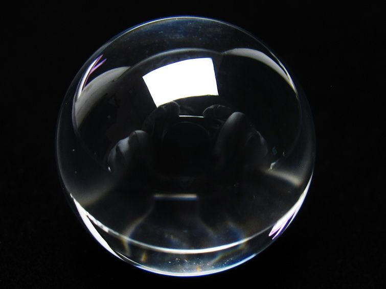 水晶 丸玉 ブラジル産 24mm 一点物 141-6445