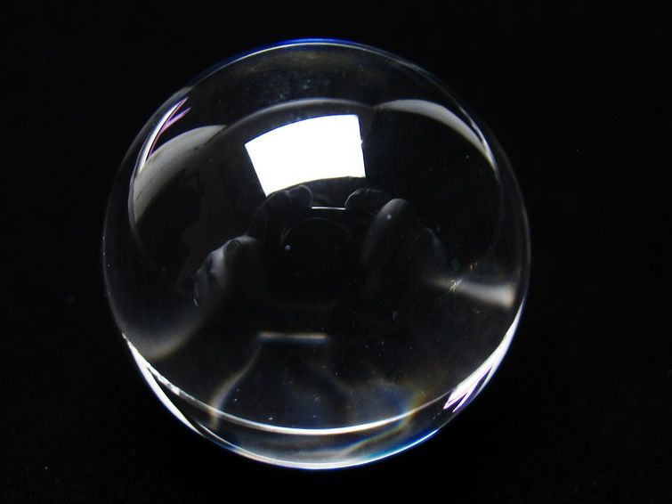 水晶 丸玉 ブラジル産 24mm 一点物 141-6446