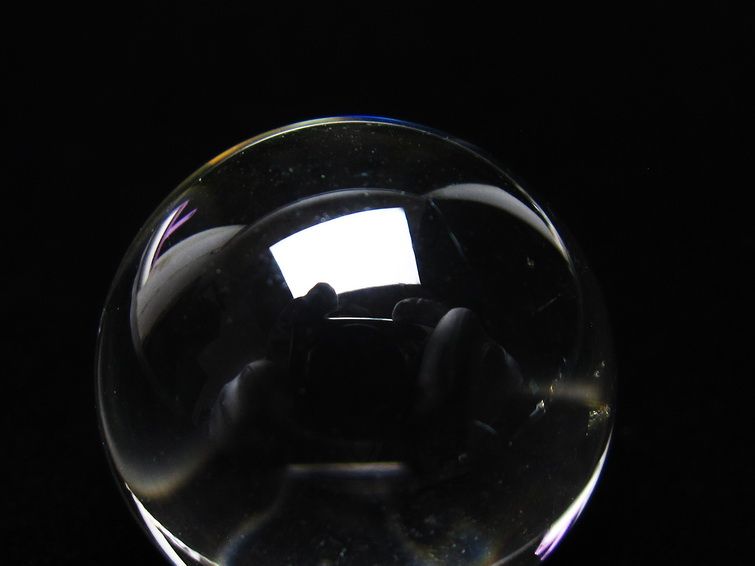 水晶 丸玉 ブラジル産 24mm 一点物 141-6447