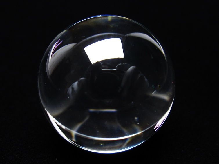 水晶 丸玉 ブラジル産 24mm 一点物 141-6448