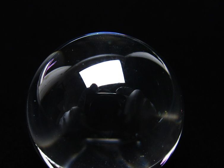 水晶 丸玉 ブラジル産 24mm 一点物 141-6448