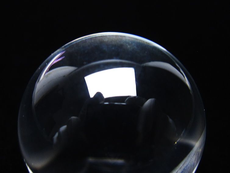 水晶 丸玉 ブラジル産 24mm 一点物 141-6449