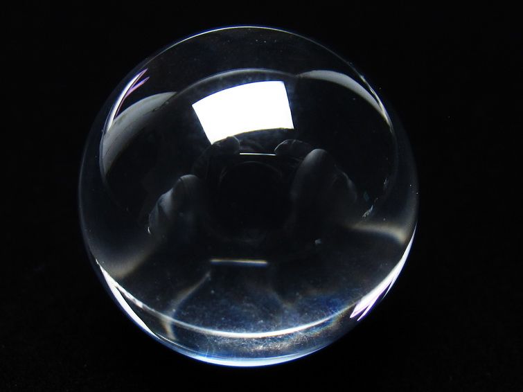 水晶 丸玉 ブラジル産 24mm 一点物 141-6450
