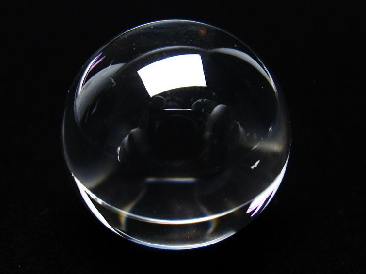 水晶 丸玉 ブラジル産 24mm 一点物 141-6451