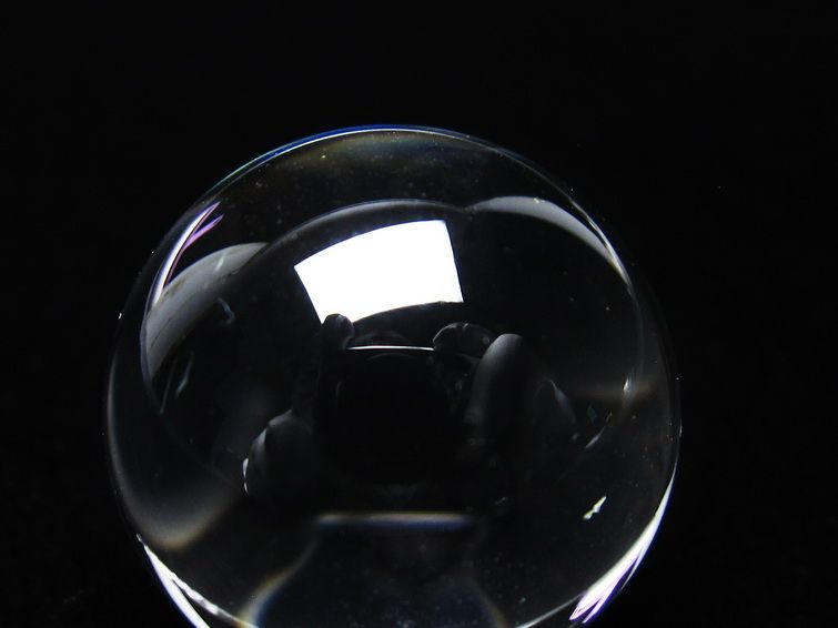 水晶 丸玉 ブラジル産 24mm 一点物 141-6451