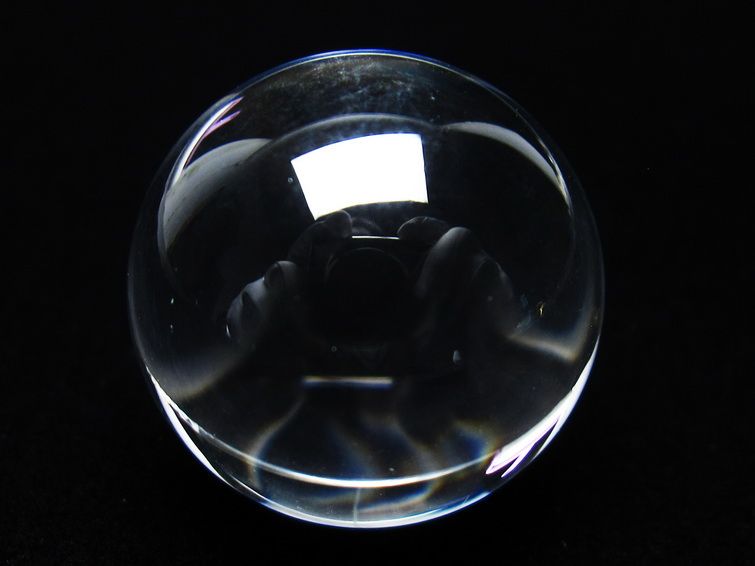 水晶 丸玉 ブラジル産 24mm 一点物 141-6453