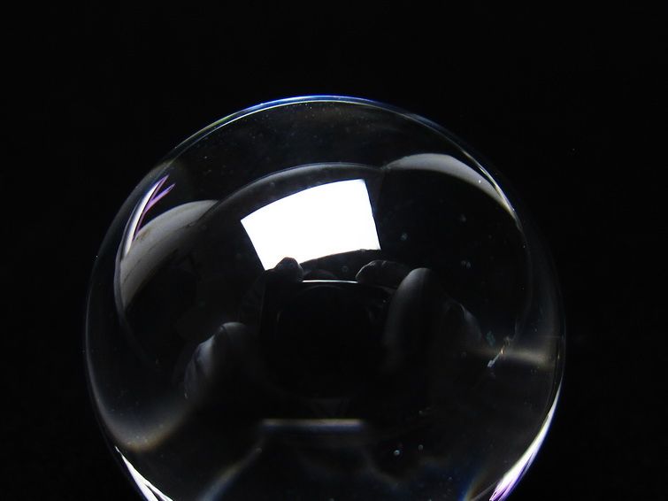 水晶 丸玉 ブラジル産 24mm 一点物 141-6454