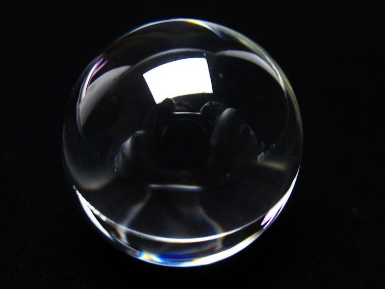 水晶 丸玉 ブラジル産 24mm 一点物 141-6455