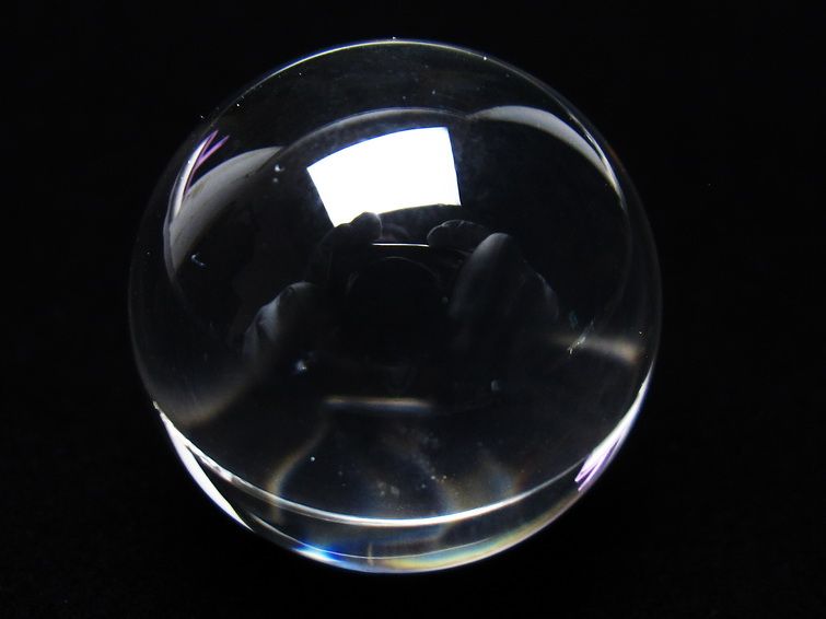 水晶 丸玉 ブラジル産 24mm 一点物 141-6456