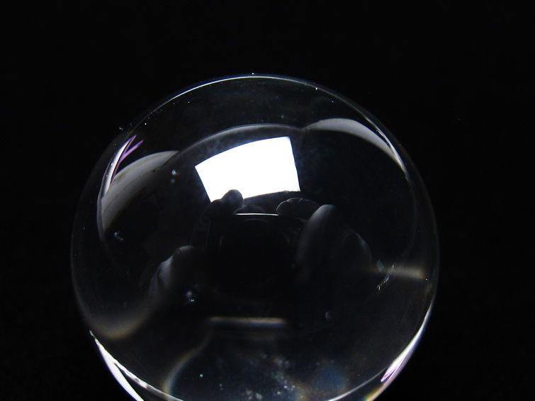 水晶 丸玉 ブラジル産 24mm 一点物 141-6456