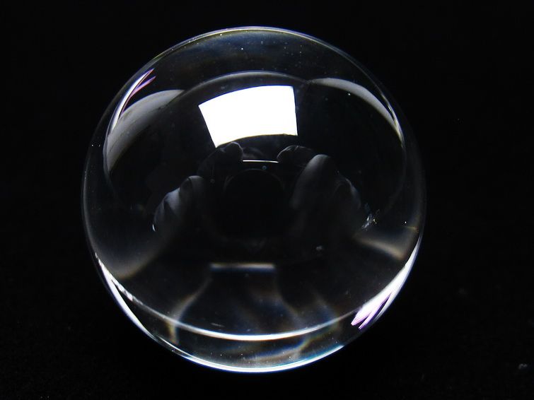水晶 丸玉 ブラジル産 24mm 一点物 141-6457