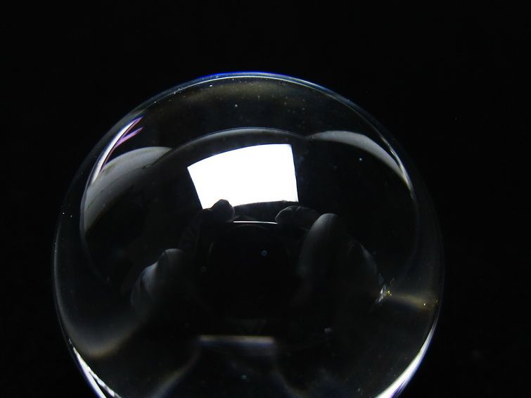水晶 丸玉 ブラジル産 24mm 一点物 141-6457
