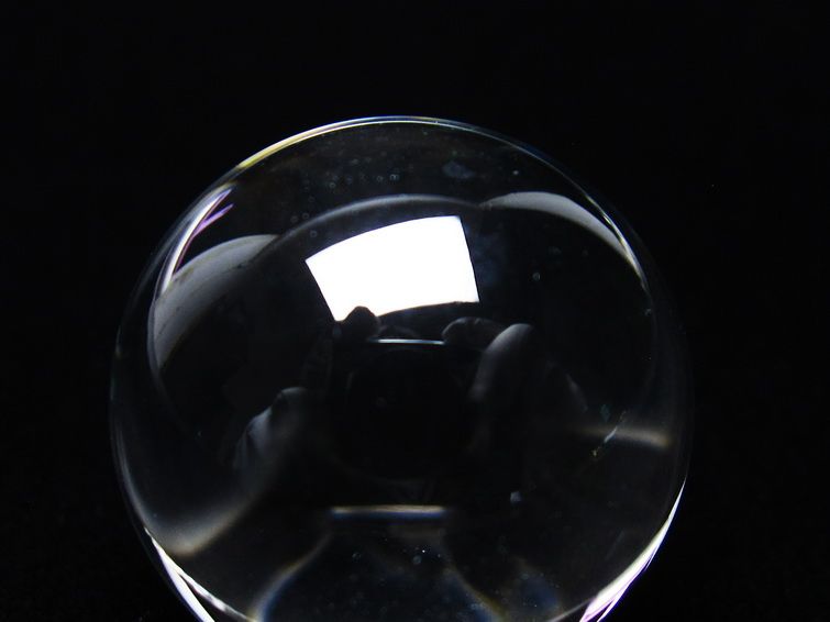 水晶 丸玉 ブラジル産 24mm 一点物 141-6458