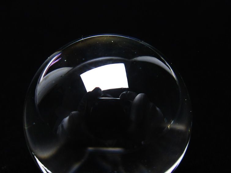 水晶 丸玉 ブラジル産 24mm 一点物 141-6459