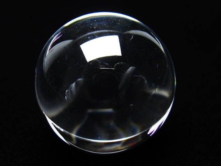 水晶 丸玉 ブラジル産 24mm 一点物 141-6460