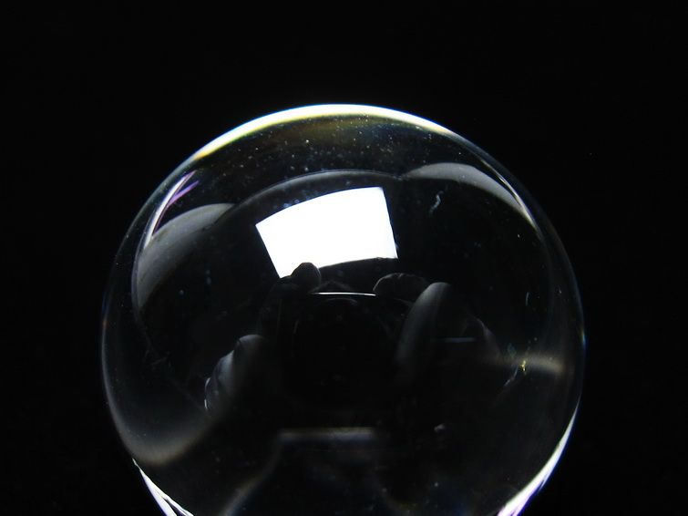 水晶 丸玉 ブラジル産 24mm 一点物 141-6460