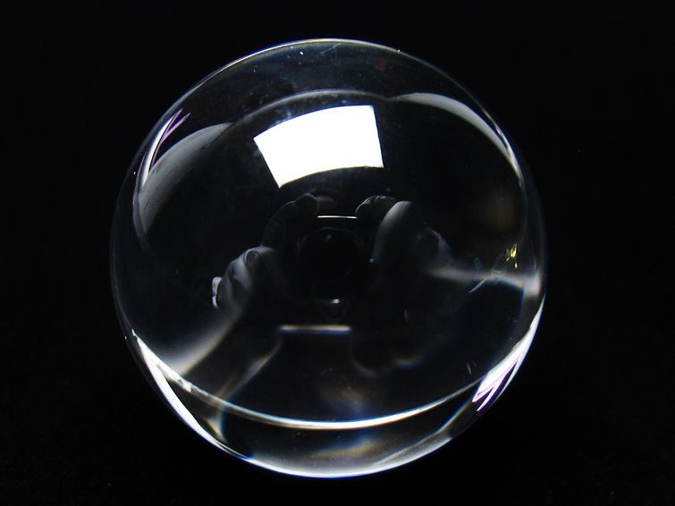 水晶 丸玉 ブラジル産 30mm 一点物 141-6465
