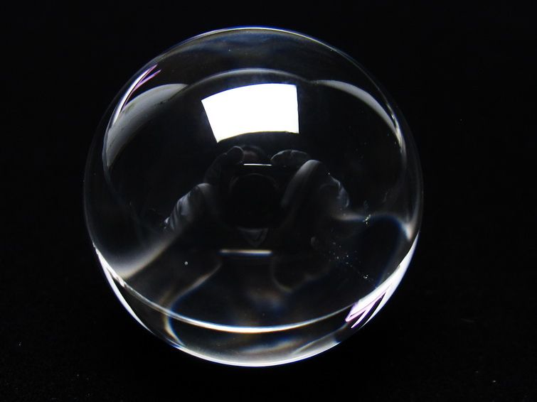 水晶玉 水晶 丸玉 スフィア ブラジル産 30mm 一点物 141-6474