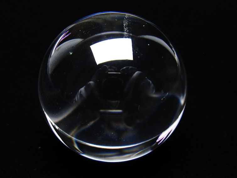 水晶 丸玉 ブラジル産 30mm 一点物 141-6476
