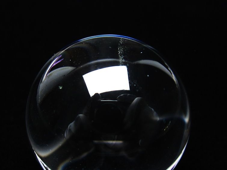 水晶 丸玉 ブラジル産 30mm 一点物 141-6476